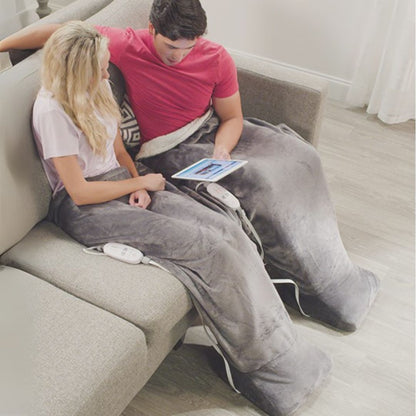CozyVibe™ – Heated Wrap & Foot Massager in One