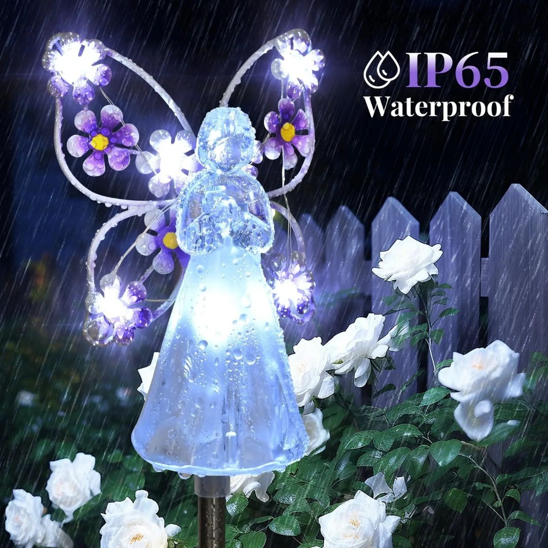 Celestial Shine™ Solar Angel Lawn Lights