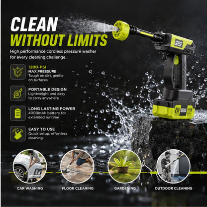 HydroForce™ Cordless Portable Pressure Washer