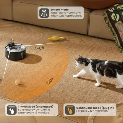 AquaPaw™ Smart Wireless Cat Water Fountain