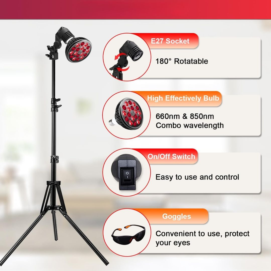 RadiancePro™ Red Light Therapy Lamp