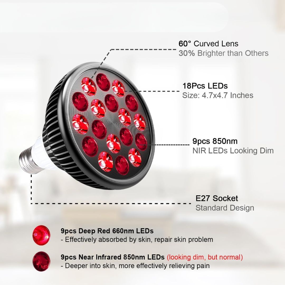 RadiancePro™ Red Light Therapy Lamp