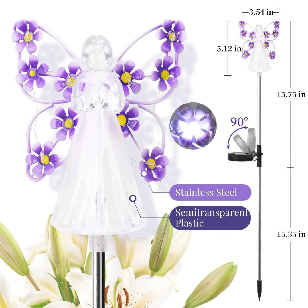 Celestial Shine™ Solar Angel Lawn Lights